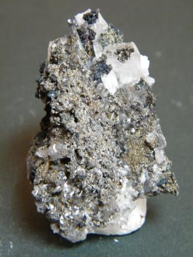 Cerussite and Pyrite<br />Tsumeb Mine, Tsumeb, Otjikoto Region, Namibia<br />35mm x 54mm x 28mm<br /> (Author: Heimo Hellwig)