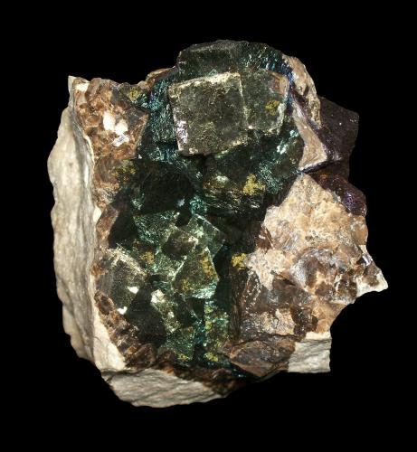 Fluorite<br />Charles Pfizer & Company Inc. Quarry, Gibsonburg, Sandusky County, Ohio, USA<br />15 cm x 12.4 cm x 9.3 cm<br /> (Author: Jamison Brizendine)