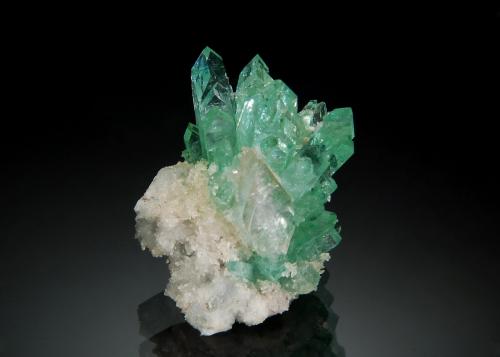 Fluorapophyllite-(K)<br />Pashan Hills, Khadakwasla Dam, Pashan, Pune District (Poonah District), Maharashtra, India<br />2.1 x 2.5 cm<br /> (Author: crosstimber)