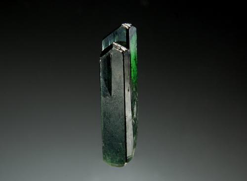 Diopside<br />Alchuri, Shigar District, Gilgit-Baltistan (Northern Areas), Pakistan<br />0.5 x 2.5 cm<br /> (Author: crosstimber)