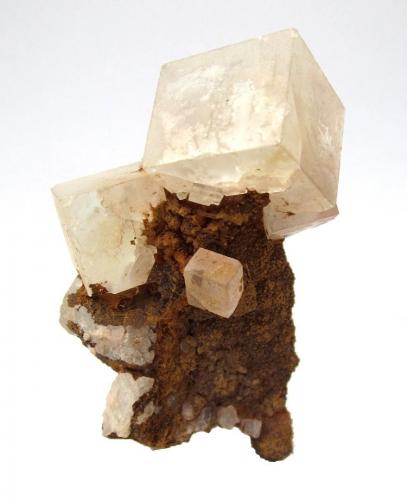 Fluorite<br />Clara Mine, Rankach Valley, Oberwolfach, Wolfach, Black Forest, Baden-Württemberg, Germany<br />Specimen size 8 cm, largest fluorite 2,5 cm<br /> (Author: Tobi)