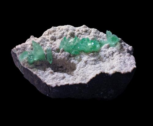 Fluorapophyllite-(K)<br />Jalgaon District, Maharashtra, India<br />12 cm<br /> (Author: Nunzio)