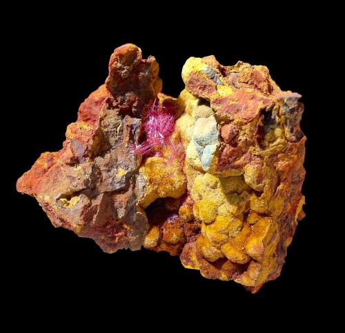 Cuprite (variety chalcotrichite)<br />Chengmenshan Mine, Jiujiang Co., Jiujiang Prefecture, Jiangxi Province, China<br />5.5 cm<br /> (Author: Nunzio)