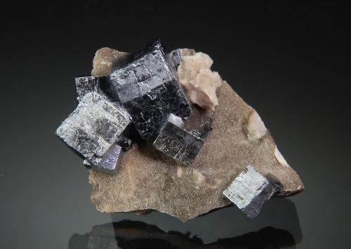 Galena<br />Mid-Continent Mine, Picher Field, Treece, Tri-State District, Cherokee County, Kansas, USA<br />2.4 x 3.5 cm<br /> (Author: crosstimber)