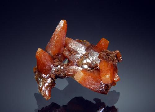 Wulfenite<br />Aurora Mine, Cuchillo Parado, Municipio Coyame del Sotol, Chihuahua, Mexico<br />2.0 x 2.4 cm<br /> (Author: crosstimber)