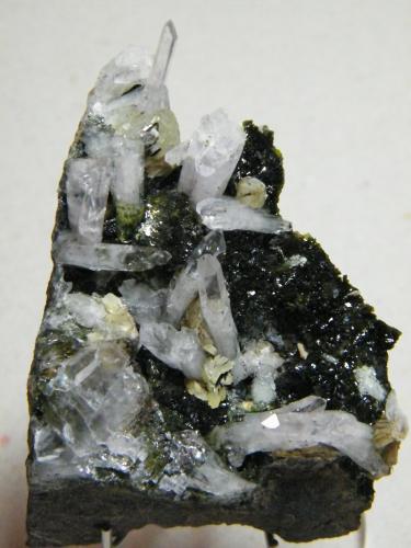 Quartz and Epidote<br />Goboboseb Mountains, Brandberg area, Erongo Region, Namibia<br />58mm x 78mm x 35mm<br /> (Author: Heimo Hellwig)