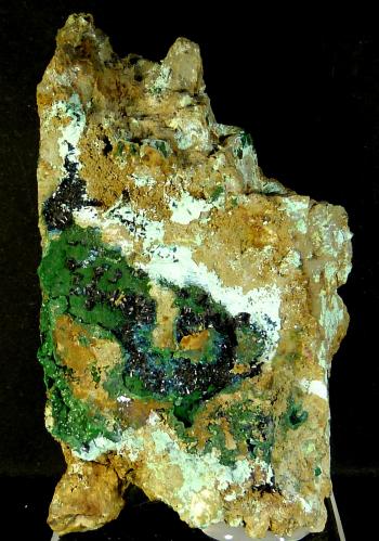 Clinoclasa<br />Linares, Comarca Sierra Morena, Jaén, Andalucía, España<br />6 x 3,5 x 3 cm.<br /> (Autor: Felipe Abolafia)