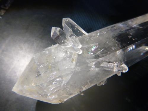 Quartz<br />Muzo (distrito minero), Cinturón Esmeraldífero Occidental, Departamento Boyacá, Colombia<br />93 mm x 36 mm x 30 mm<br /> (Author: franjungle)