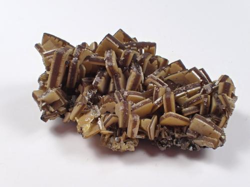 Wulfenite<br />Ojuela Mine, Mapimí, Municipio Mapimí, Durango, Mexico<br />68 mm x 43 mm x 28 mm<br /> (Author: Don Lum)