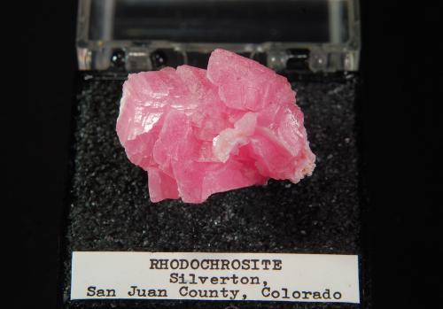 Rhodochrosite<br />Silverton, Animas District, San Juan County, Colorado, USA<br />1.8 x 2.2 cm<br /> (Author: crosstimber)