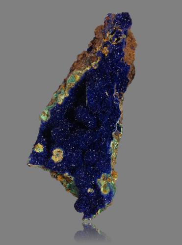 Azurite<br />Sidi Ayad (Sidi Ayed), Boulemane Province, Fès-Meknès Region, Morocco<br />13 cm<br /> (Author: Nunzio)