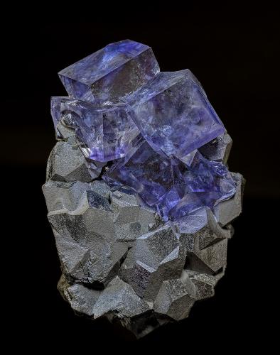 Fluorite, Galena<br />Ojuela Mine, Mapimí, Municipio Mapimí, Durango, Mexico<br />6.3 x 4.4 cm<br /> (Author: am mizunaka)