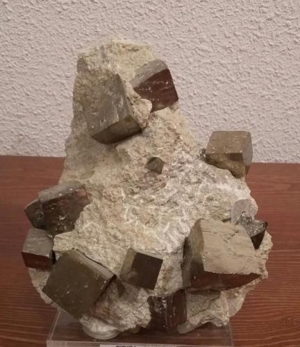 Pyrite<br />Ampliación a Victoria Mine, De Alcarama Range, Navajún, Comarca Cervera, La Rioja, Spain<br />11 cm x 14 cm x 9 cm<br /> (Author: franjungle)