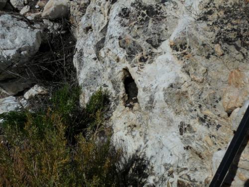 A small pocket found in solid quartzsite. (Author: Pierre Joubert)