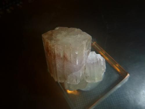 Aragonite<br />Keuper outcrop, Los Tolmos, Arbujuelo, Medinaceli, Comarca Arcos de Jalón, Soria, Castile and León, Spain<br />20 mm x 25 mm x 27 mm<br /> (Author: franjungle)