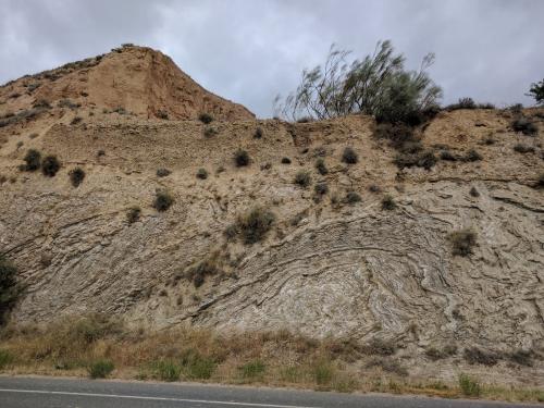 Carretera NA-134, entre KM 44 y 45, Azagra, Ribera del Alto Ebro, merindad de Estella, Comunidad Foral de Navarra, España. (Autor: Carles)