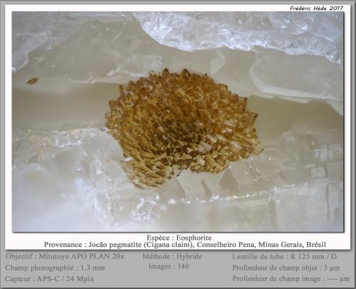 Eosphorite<br />Cigana Mine (Jocão Mine), Conselheiro Pena, Vale do Rio Doce, Minas Gerais, Brazil<br /><br /> (Author: ploum)