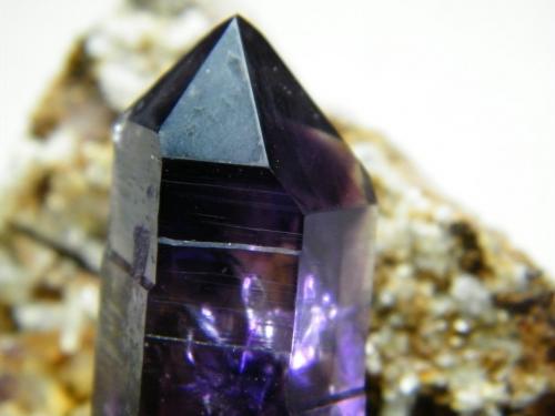 Quartz (variety amethyst)<br />Brandberg area, Erongo Region, Namibia<br />83mm x 97mm x 60mm<br /> (Author: Heimo Hellwig)