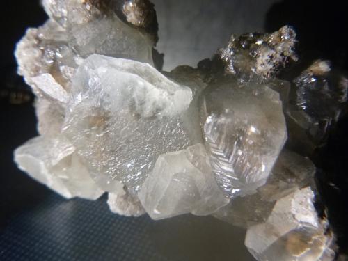 Calcite<br />Herculano Mine, El Puntal, Campos de Golf, Atamaría, Cartagena, Comarca Campo de Cartagena, Region of Murcia (Murcia), Spain<br />66 mm x 42 mm x 27 mm<br /> (Author: franjungle)