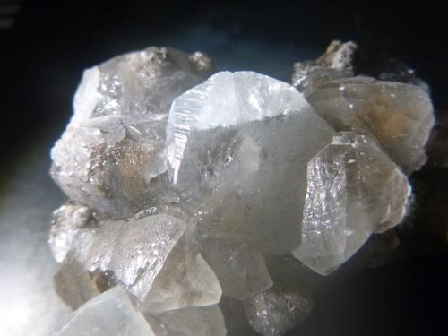 Calcite<br />Herculano Mine, El Puntal, Campos de Golf, Atamaría, Cartagena, Comarca Campo de Cartagena, Region of Murcia (Murcia), Spain<br />66 mm x 42 mm x 27 mm<br /> (Author: franjungle)