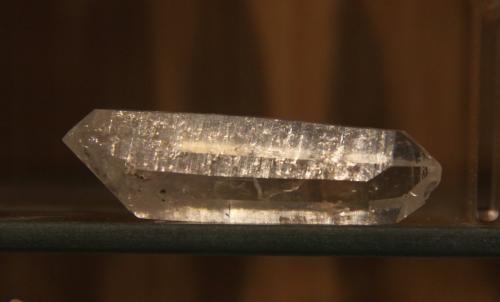 Quartz<br />Departamento Santander, Colombia<br />47 mm x 15 mm x 14 mm<br /> (Author: franjungle)