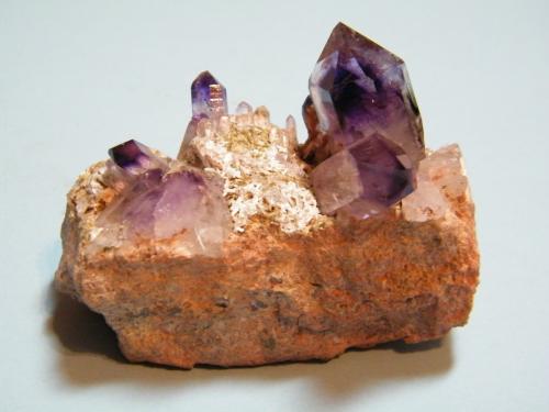 Quartz (variety amethyst)<br />Brandberg area, Erongo Region, Namibia<br />73mm x 58mm x 34mm<br /> (Author: Heimo Hellwig)