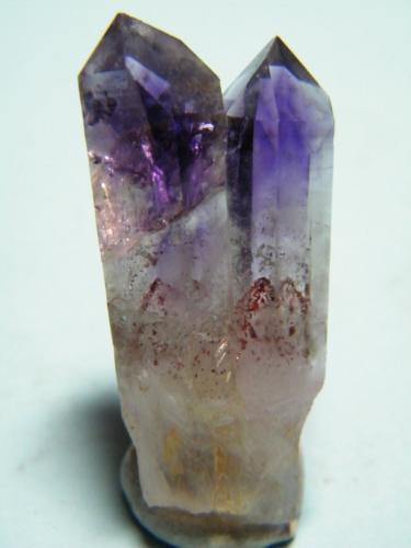 Quartz (variety amethyst)<br />Brandberg area, Erongo Region, Namibia<br />18mm x 39mm<br /> (Author: Heimo Hellwig)