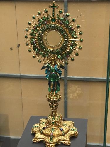 "La Lechuga" monstrance.  Early 18th century, Colombia (Author: Fiebre Verde)