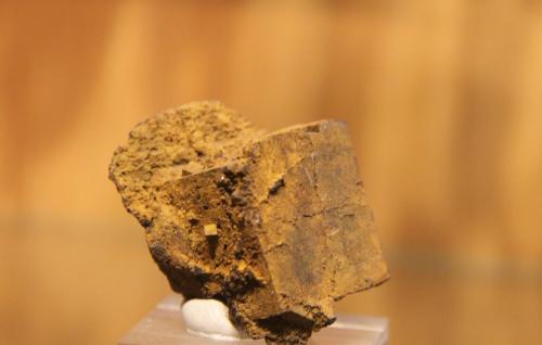 limonite after Pyrite<br />Pyrite deposit, Llanos de Arenalejos, Carratraca, Comarca Valle del Guadalhorce, Málaga, Andalusia, Spain<br />23 mm x 27 mm x 22mm<br /> (Author: franjungle)