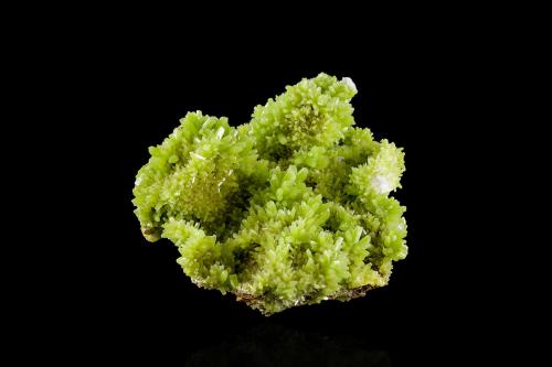 Pyromorphite<br />Daoping Mine, Gongcheng, Guilin Prefecture, Guangxi Zhuang Autonomous Region, China<br />10.5	x 9.0 x 5.5 cm<br /> (Author: MIM Museum)