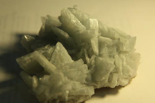 Baryte<br />Mina Teresita, Campos de Golf, Atamaría, Cartagena, Comarca Campo de Cartagena, Región de Murcia (Murcia), España<br />9 cm x 11 cm x 5 cm<br /> (Author: franjungle)