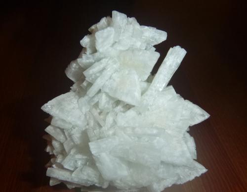 Baryte<br />Teresita Mine, Campos de Golf, Atamaría, Cartagena, Comarca Campo de Cartagena, Region of Murcia (Murcia), Spain<br />9 cm x 11 cm x 5 cm<br /> (Author: franjungle)