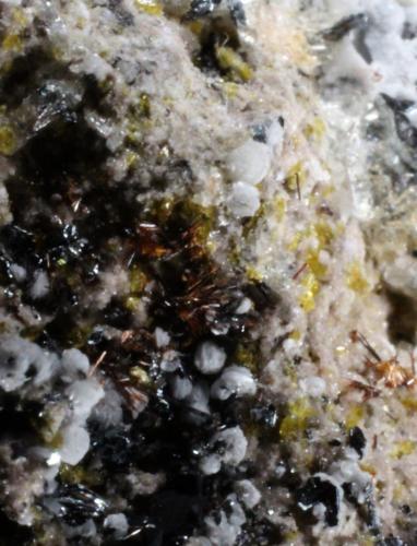 Yuanfuliita<br />Nuestra Señora del Carmen Mines, La Celia, Jumilla, Comarca Altiplano, Region of Murcia (Murcia), Spain<br />31 x 25 x 21 mm.<br /> (Autor: José Luis Zamora)