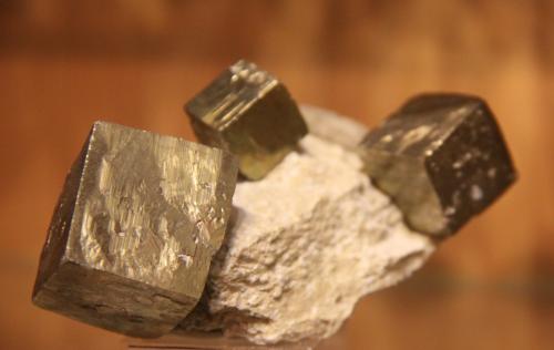Pyrite<br />Ampliación a Victoria Mine, De Alcarama Range, Navajún, Comarca Cervera, La Rioja, Spain<br />94 mm x 48 mm x 52 mm<br /> (Author: franjungle)