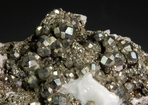 Pyrite<br />C. E. Duff & Son Quarry, Huntsville, Logan County, Ohio, USA<br />3.0 x 4.6 x 6.2 cm<br /> (Author: crosstimber)