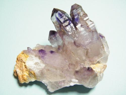 Quartz (variety amethyst)<br />Brandberg area, Erongo Region, Namibia<br />87mm x 70mm x 48mm<br /> (Author: Heimo Hellwig)