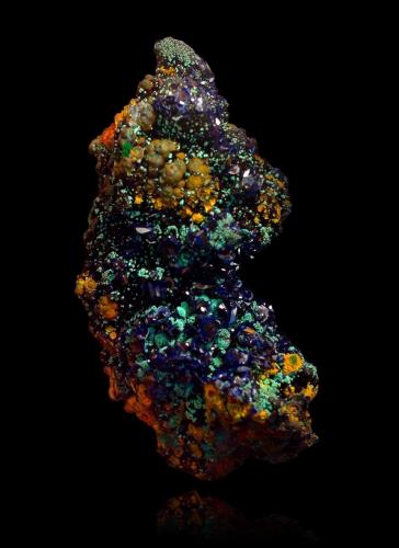 Azurite<br />Bisbee, Warren District, Mule Mountains, Cochise County, Arizona, USA<br />8 cm<br /> (Author: Nunzio)