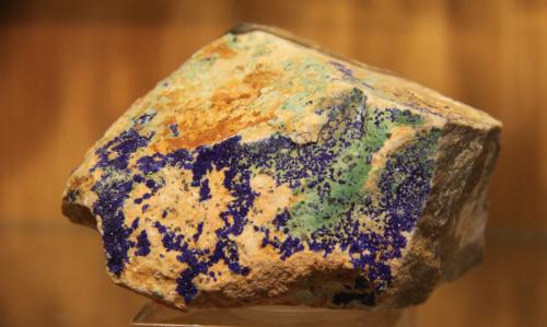 Azurite<br />La Reforma Mine, El Pinar de Bédar, El Pinar, Bédar, Comarca Levante Almeriense, Almería, Andalusia, Spain<br />60 mm x 48 mm x 52 mm<br /> (Author: franjungle)