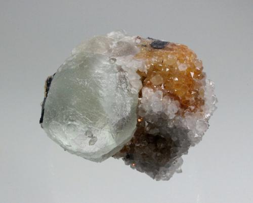 Fluorite, Quartz, Galena<br />Blanchard Mine (Portales-Blanchard Mine), Bingham, Hansonburg District, Socorro County, New Mexico, USA<br />90 mm x 75 mm x 70 mm<br /> (Author: Don Lum)