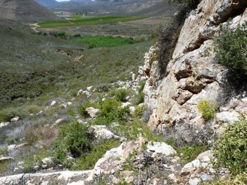 This picture was taken as I was ascending the hill. (Author: Pierre Joubert)