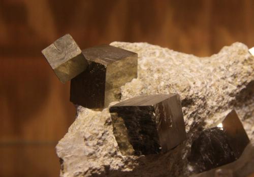 Pyrite<br />Ampliación a Victoria Mine, De Alcarama Range, Navajún, Comarca Cervera, La Rioja, Spain<br />132mm x 64mm x 77mm<br /> (Author: franjungle)