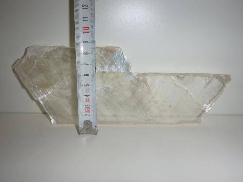 Gypsum<br />Yesos de Sorbas Karst, Los Yesares, Sorbas, Comarca Levante Almeriense, Almería, Andalusia, Spain<br />220mm x 85mm x 13mm<br /> (Author: franjungle)