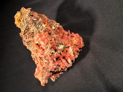 Crocoite<br />Adelaide Mine, Dundas mineral field, Zeehan District, West Coast Council, Tasmania, Australia<br />80 mm x 58 mm x 53 mm<br /> (Author: Robert Seitz)