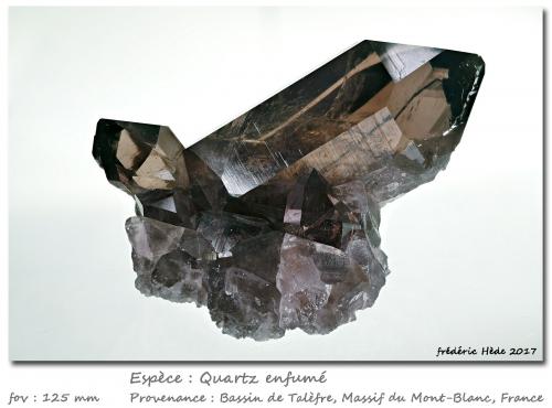 Quartz<br />Les Courtes, Bassin du Talèfre, Mont Blanc Massif, Chamonix, Haute-Savoie, Auvergne-Rhône-Alpes, France<br />fov 125 mm<br /> (Author: ploum)