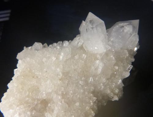 Quartz<br />Hoya de los Toriles Quarry, Villacastín, Comarca Segovia Sur, Segovia, Castile and León, Spain<br />80mm x 49mm x 25mm<br /> (Author: franjungle)