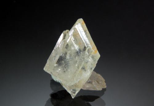 Gypsum<br />Mashamba West Mine, Kolwezi District, Lualaba, Katanga Copper Crescent, Katanga (Shaba), Democratic Republic of the Congo (Zaire)<br />1.9 x 2.6 cm<br /> (Author: crosstimber)