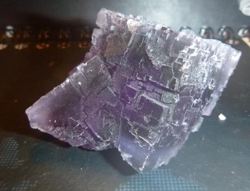 Fluorite<br />La Viesca Mine, La Collada mining area, Huergo, Siero, Comarca Oviedo, Principality of Asturias (Asturias), Spain<br />Main crystal: 40mm x 40mm x 40mm<br /> (Author: franjungle)