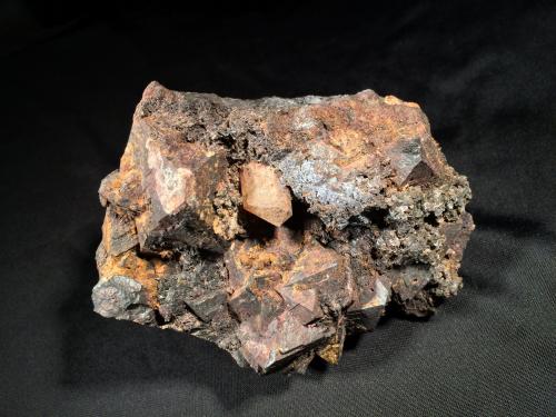 Hematite after Magnetite (variety martite), 'Apatite'<br />Cerro de Mercado Mine, Cerro de los Remedios, Victoria de Durango, Municipio Durango, Durango, Mexico<br />125 mm x 90 mm x 80 mm<br /> (Author: Robert Seitz)