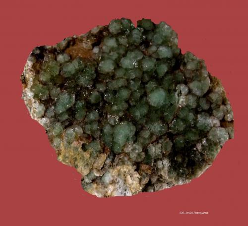 Fluorita.<br />Afloramientos de Singuerlín, Puig Castellar (Serra de Marina), Singuerlín, Santa Coloma de Gramenet, Comarca Barcelonès, Barcelona, Cataluña / Catalunya, España<br />80x65 mm<br /> (Autor: Jesus Franquesa Baucells)