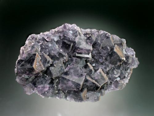 Fluorite<br />Burtree Slits, Cowshill, Weardale, North Pennines Orefield, County Durham, England / United Kingdom<br />12x9x4 cm overall size<br /> (Author: Jesse Fisher)
